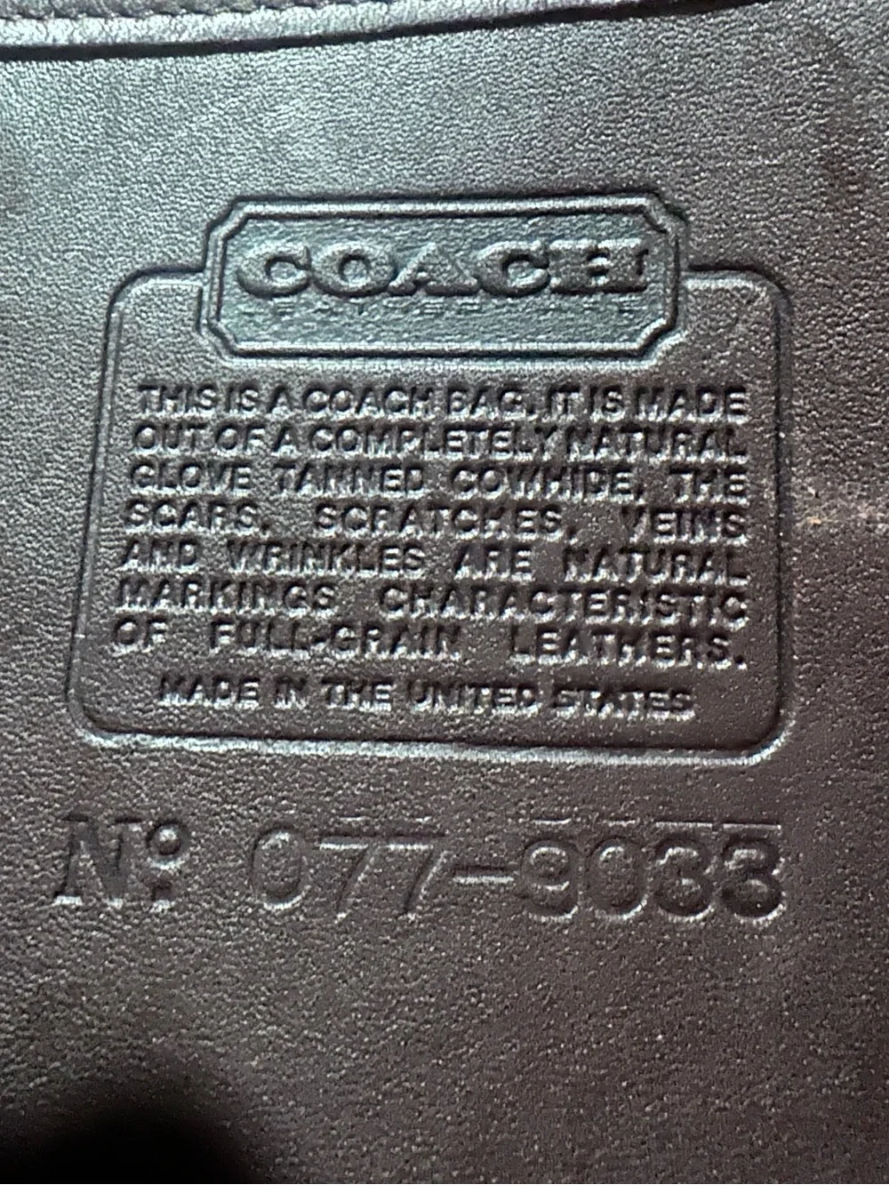 Gorgeous vintage Coach leather briefcase